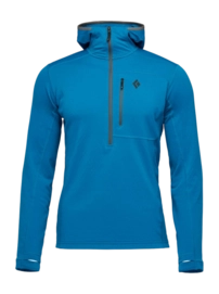 Jumper Black Diamond Men Coefficient QZ Hoody Kingfisher