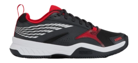 Chaussures de Tennis K-Swiss Homme Speedex HB Stretch Limo White High Risk Red