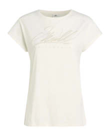 T-Shirt O'Neill Femme Essentials Signature Snow White