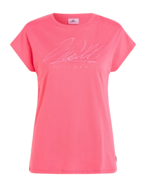 T-Shirt O'Neill Women Essentials Signature Perfectly Pink 25