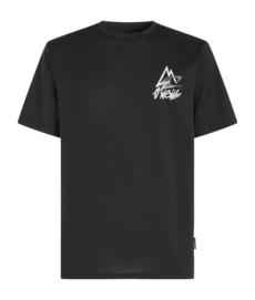 T-Shirt O'Neill Homme Hybrid Logo Polygiene Black Out