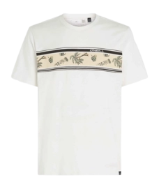 T-Shirt O'Neill Men Mix & Match Floral Graphic Snow White