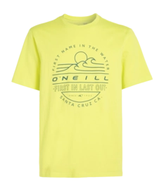 T-Shirt O'Neill Jack Muir Herren Neon Yellow