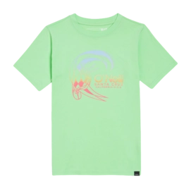 T-Shirt O'Neill Garçon Circle Surfer Neon Green