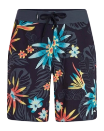 Swimming Trunks O'Neill Men Hyperfreak Mysto Scallop 20 inch Black Mysto Scallop