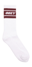 Socks Obey Men Cooper II White/ Zinfandel '24