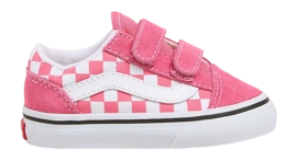 Sneaker Vans Old Skool V Kinder Color Theory Checkerboard Honeysuckle