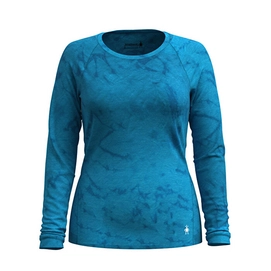 Ondershirt Smartwool Women Classic All-Season Merino Base Layer Long Sleeve Boxed Pool Blue Wash