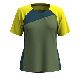 Fietsshirt Smartwool Women Ultralite Mountain Bike Short Sleeve Tee Fern Green