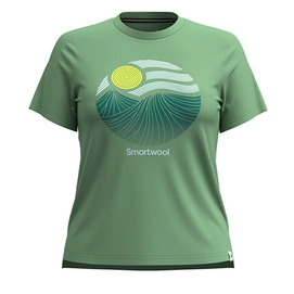 T-Shirt Smartwool Women Horizon View Graphic Short Sleeve Honey Dew