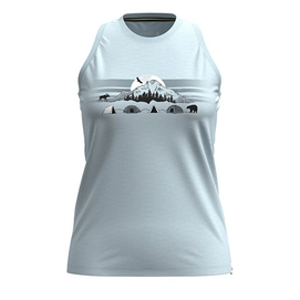 Top Tank Smartwool Women Mountain Moonlight Graphic Vest Winter Sky Heather