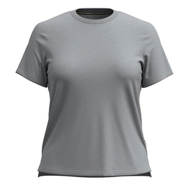 T-Shirt Smartwool Women Perfect Crew Tee Light Gray Heather