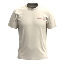 T-Shirt Smartwool Unisex Serotonin River Graphic Short Sleeve Tee Slim Fit Almond