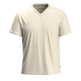 T-Shirt Smartwool Men Perfect V-Neck Tee Almond