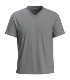 T-Shirt Smartwool Men Perfect V-Neck Tee Light Gray Heather