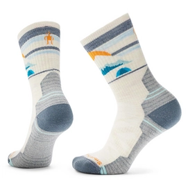 Hiking Socks Smartwool Women Hike Light Cushion New Pattern Crew Socks Moonbeam