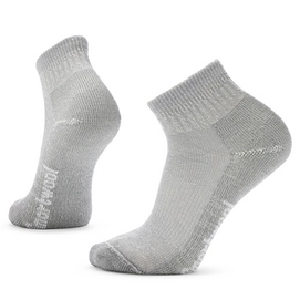 Hiking Socks Smartwool Unisex Hike Classic Edition Light Cushion Ankle Socks Light Gray