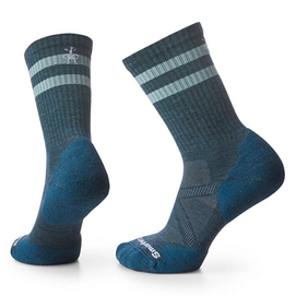 Chaussettes de Randonnée Smartwool Unisexe Athletic Stripe Crew Twilight Blue