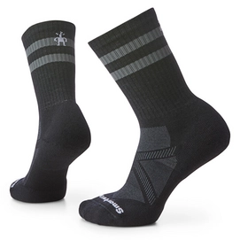 Wandelsok Smartwool Unisex Athletic Stripe Crew Socks Black