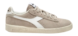 Sneaker Diadora Game L Low Suede Waxed Unisex Gray Silver