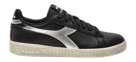Diadora Women Game L Low Waxed Metal Black Silver Dd '24