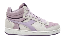 Baskets Diadora Women Magic Basket Demi Suede Blanc De Blanc Orchid Petal