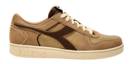 Diadora Men Magic Basket Low Suede Leather Beige Croissant