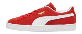 PUMA Unisex Suede Classic For All Time Red White