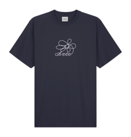 T-Shirt Arte Antwerp Men Flower Embroidery Navy