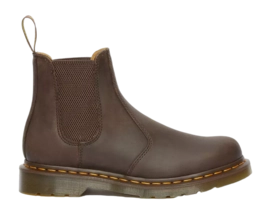 Boots Dr. Martens Men 2976 Yellow Stitch Dark Brown Crazy Horse 24