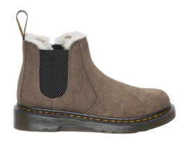 Stiefel Dr. Martens 2976 Leonore Kinder Dark Khaki Bronx Suede