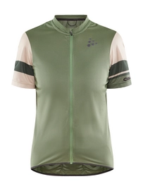 Fietsshirt Craft Women Core Endurance Logo Jersey Jade Ecru 23