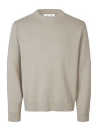 Pull Col Rond Samsoe Samsoe Men Saniklas Sweater Abbey Stone