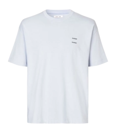 T-shirt Samsoe Samsoe Homme Joel Subdued Blue