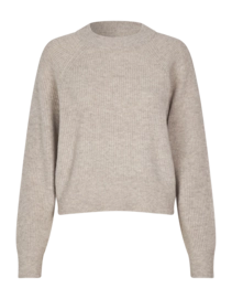 Pull Samsoe Samsoe Femme Sazlata Pull Khaki Melange