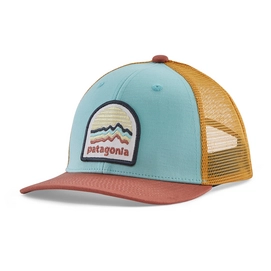 Pet Patagonia Kids Trucker Hat Skiff Blue