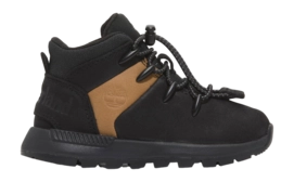 Timberland Junior Sprint Trekker Mid Black Nubuck W Wheat