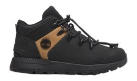 Baskets Timberland Enfant Sprint Trekker Mid Bungee Black Nubuck W Wheat