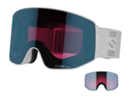 Ski Goggles Salomon Unisex Sentry Prime Sigma Photochromic White Sky Blue Ice Blue