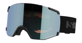 Skibril Salomon Unisex S/View Black Low Light Light Blue
