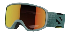 Skibrille Salomon Lumi Kinder Atlantic Blues Mid Red