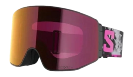 Skibrille Salomon Sentry Prime Sigma Unisex Black Poppy Red Light Blue