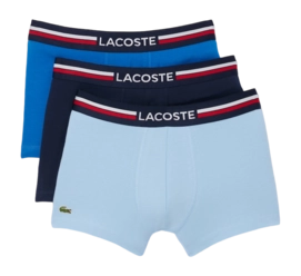 Boxershort Lacoste Men 5H3386 Navy Blue/Kingdom-Overview (Set van 3)