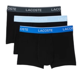 Boxer Shorts Lacoste Men 5H3401 Black/Marina-Overview-Gray (Set of 3)