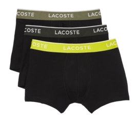 Boxershort Lacoste Men 5H3401 Black/Firefly-Khaki-Sapwo