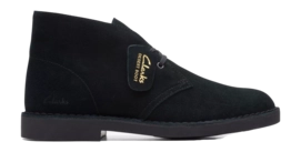 Veterschoen Clarks Women Wallabee EVO Boot Black Suede