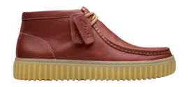 Veterschoen Clarks Men Torhill Hi Brown Leather