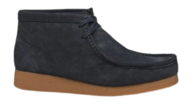 Schnürschuhe Clarks Wallabee EVO Boot Herren Navy Suede