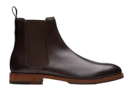 Enkellaars Clarks Men Craft James Top Dark Brown Leather