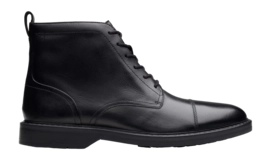 Veterschoen Clarks Men Aldwin Cap Black Leather